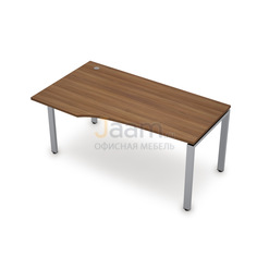 Мебель для персонала Стол рабочий криволинейный левый 6М.622