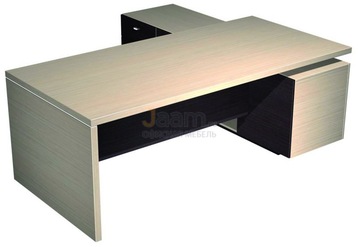 Кабинет руководителя Стол руководителя с лотком экраном и с опорной тумбой левой ESP138