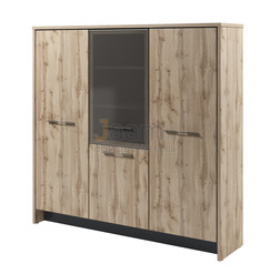 Кабинет руководителя Офисный шкаф трехсекционный левый Т-33-14 л