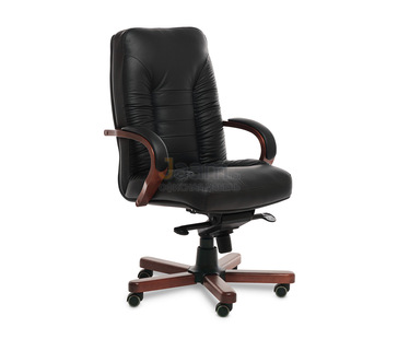 Кресло для руководителя TANGO A кожа+кож.зам.