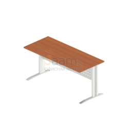 Мебель для персонала Стол прямой на металлокаркасе АМК-2,ОА-01/1600
