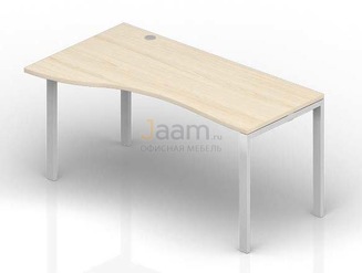 Мебель для персонала Стол "Волна" левый(1 громмет) STG169GV