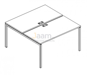 Мебель для персонала Рабочая станция на металлокаркасе DUE Б2 178 БП