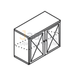 Мебель для гостиниц Офисная тумба 2-х дверная под ТВ ГР 580 ОАТ